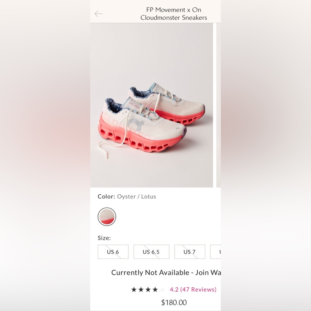 On Running Cloudnova Sail White with Coral Pink Soles Sneakers - Picture 2 of 9